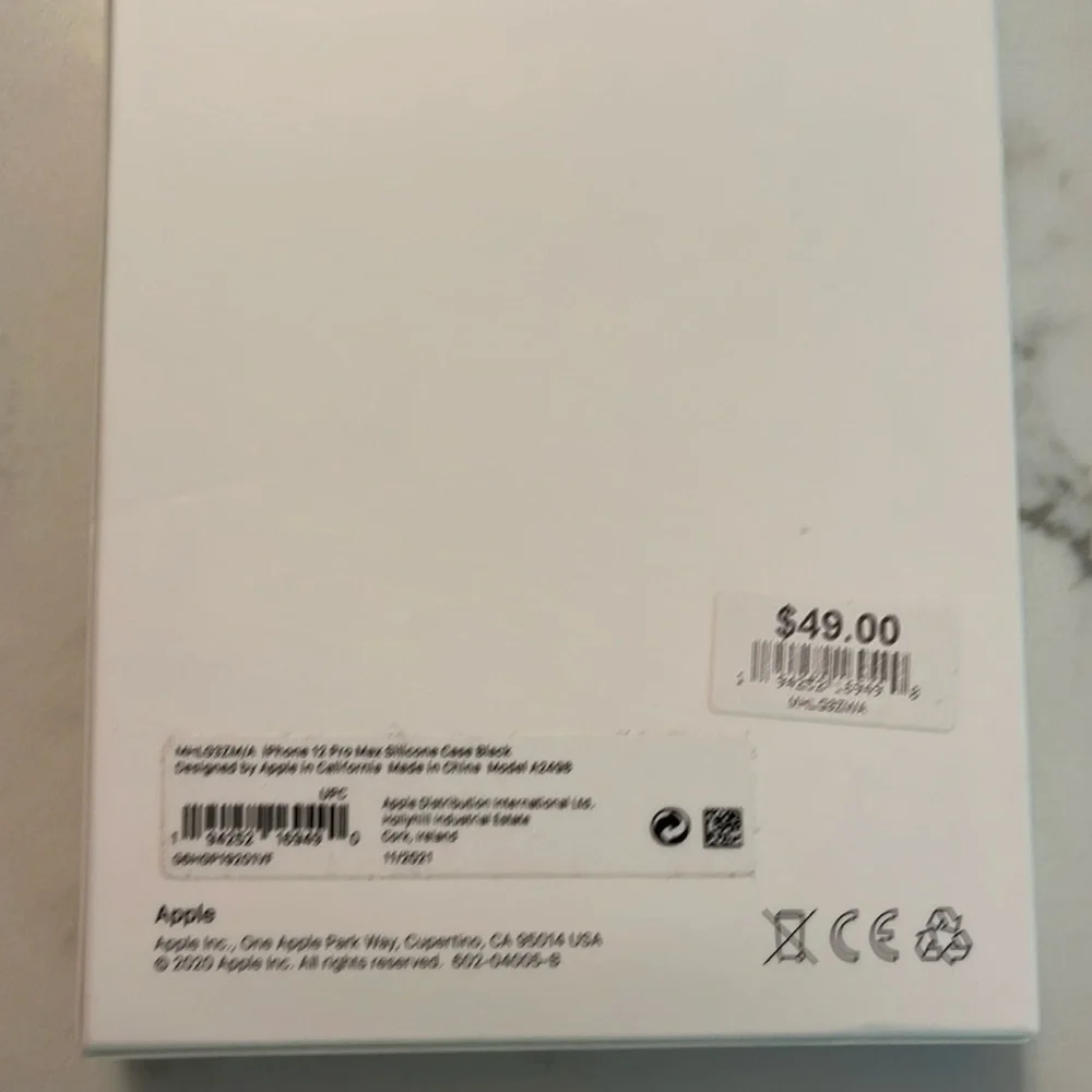 Black iPhone 12 Pro Max case